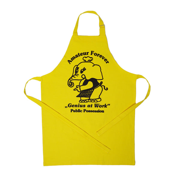 Public Possession - Genius Amateur Apron - Yellow Public Possession - Genius Amateur Apron - Yellow