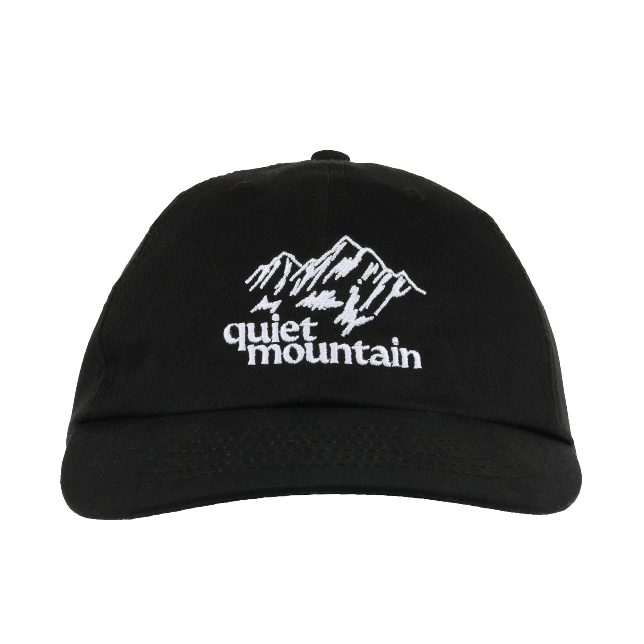 Quiet Mountain Cafe - 6-Panel Cap - Black Quiet Mountain Cafe - 6-Panel Cap - Black