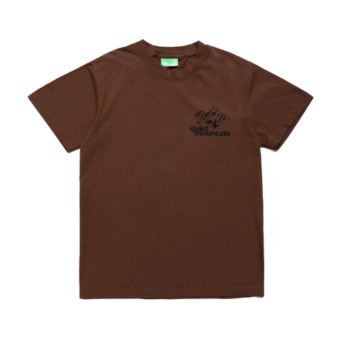 Quiet Mountain Cafe - Standard T-Shirt - Brown