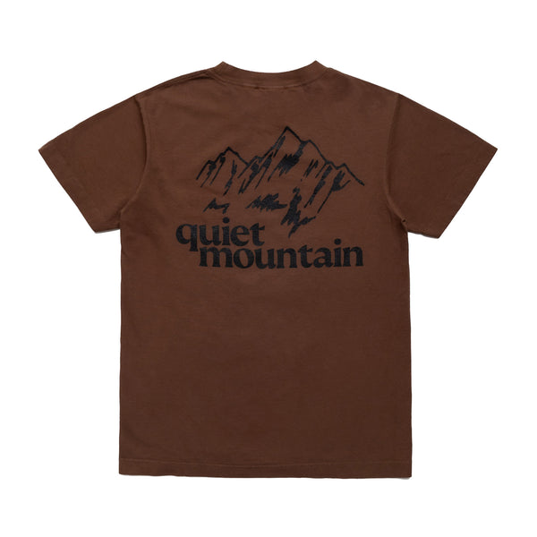 Quiet Mountain Cafe - Standard T-Shirt - Brown