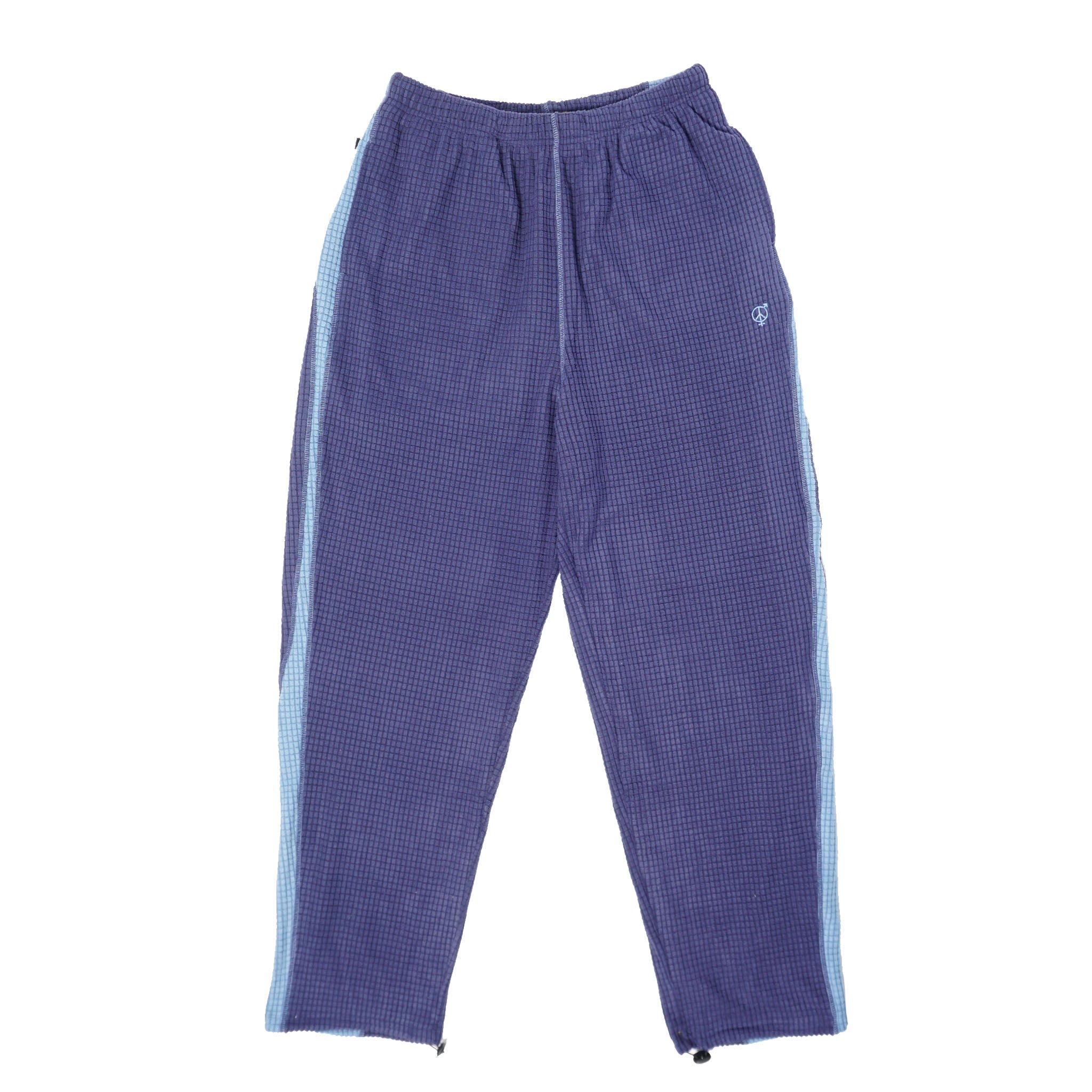 Sexhippies - Grid Fleece Pants - Navy/Cool Blue Sexhippies - Grid Fleece Pants - Navy/Cool Blue