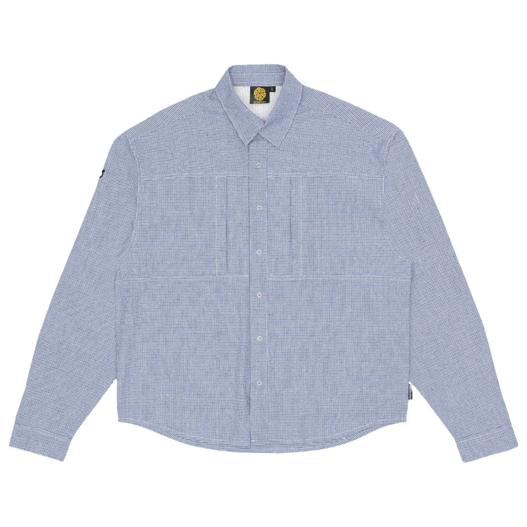 Sexhippies - Houndstooth Shacket - Blue Sexhippies - Houndstooth Shacket - Blue