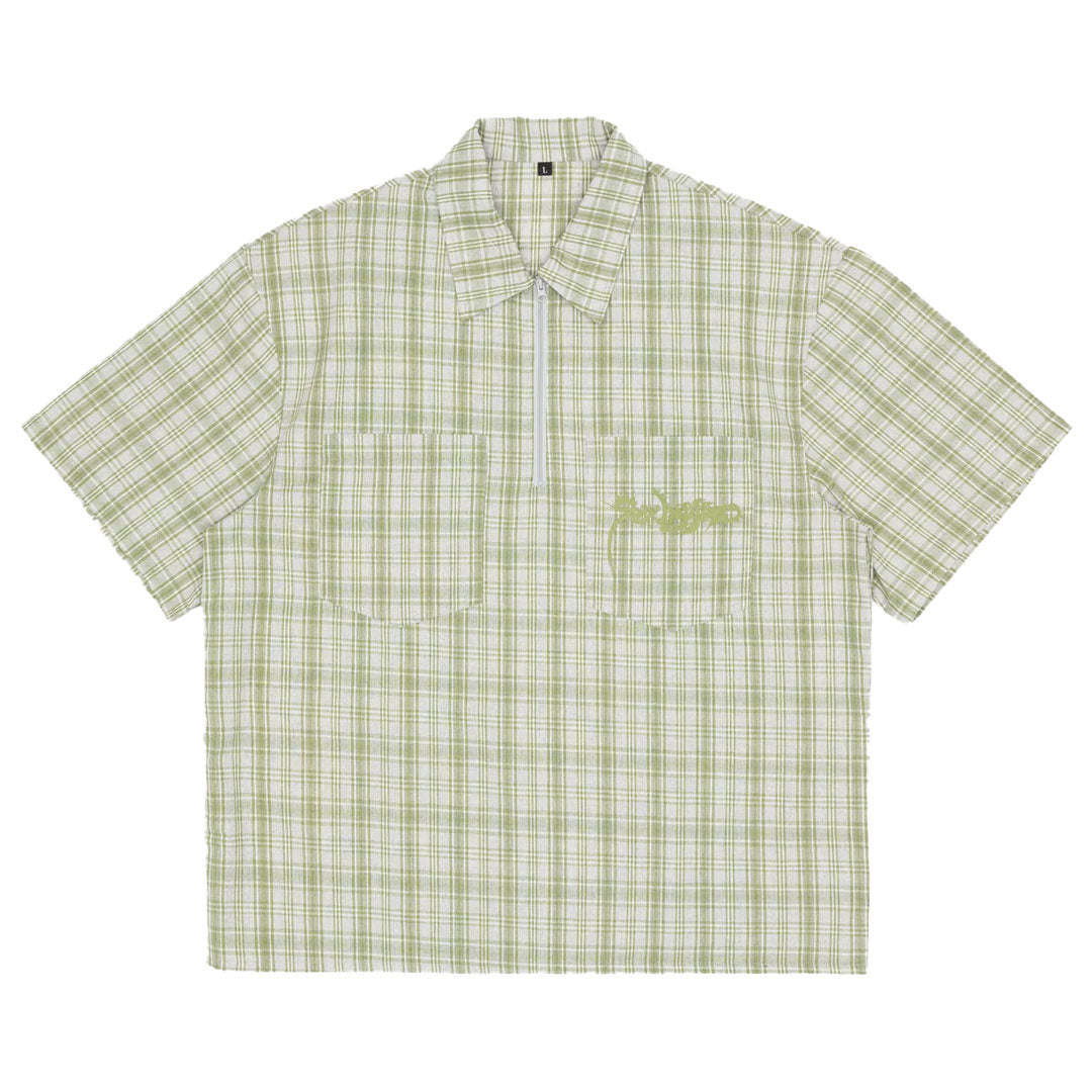 Sexhippies - Half-Zip Work Shirt - Sage Sexhippies - Half-Zip Work Shirt - Sage