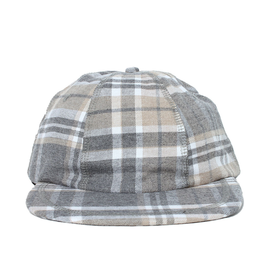 Sexhippies - Twisted 6-Panel Cap - Grey/Khaki/Cream Sexhippies - Twisted 6-Panel Cap - Grey/Khaki/Cream