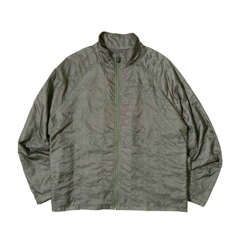 Sturla - Grid Zip Up - Grape Leaf Ripstop Nylon Sturla - Grid Zip Up - Grape Leaf Ripstop Nylon