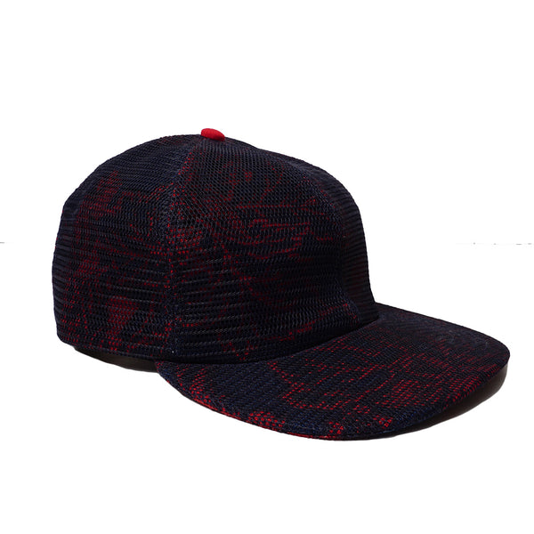 Thheme - Floral Peekaboo - Navy/Red