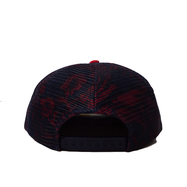Thheme - Floral Peekaboo - Navy/Red