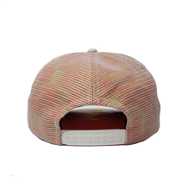 Thheme - Orange Check Peekaboo - Orange/White