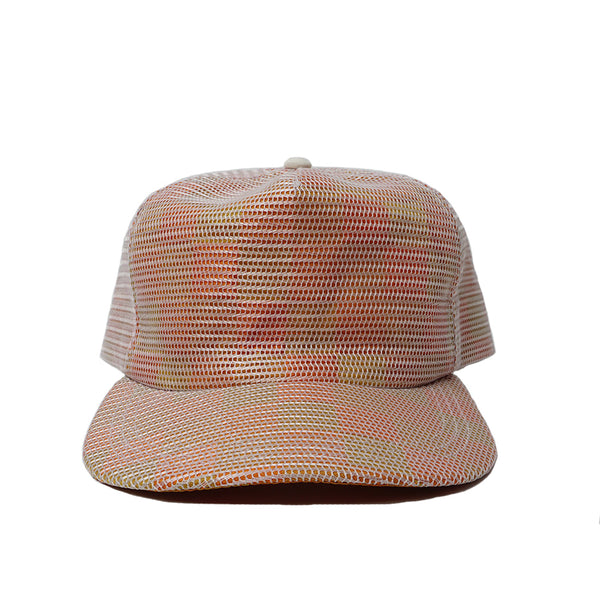 Thheme - Orange Check Peekaboo - Orange/White