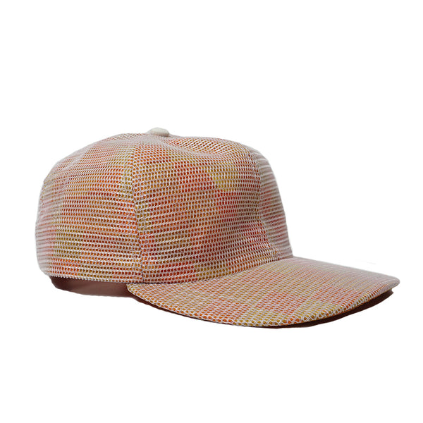 Thheme - Orange Check Peekaboo - Orange/White