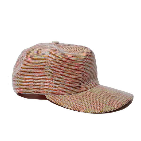 Thheme - Orange Check Peekaboo - Orange/White