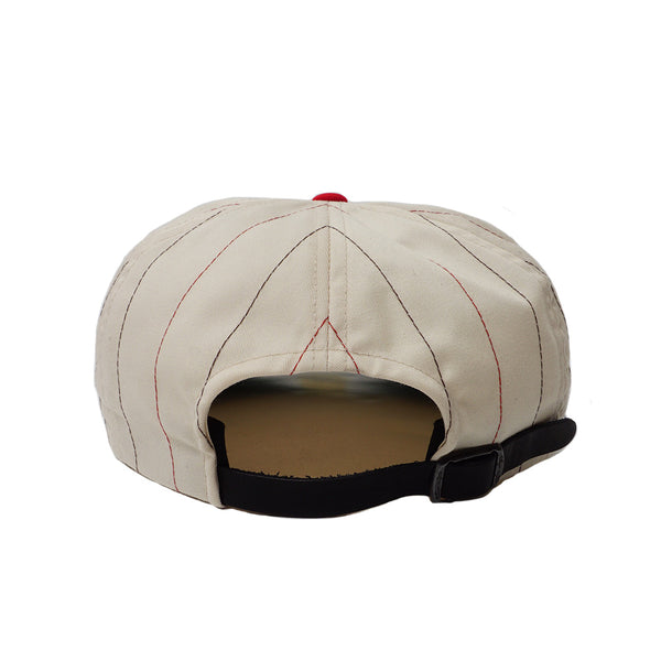 Thheme - 2-Tone Pinstripe - Cream/Dark Brown