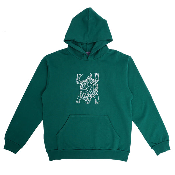 Turtle Island Meditation Equipment - Mind Expansion Hoodie - Turtle Green