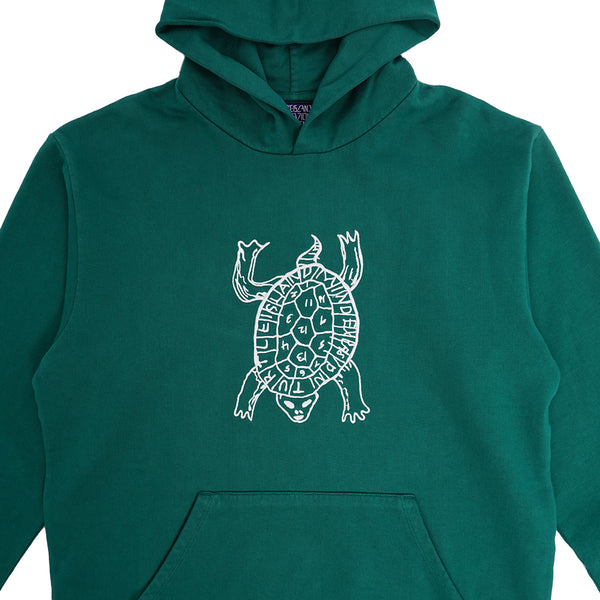 Turtle Island Meditation Equipment - Mind Expansion Hoodie - Turtle Green