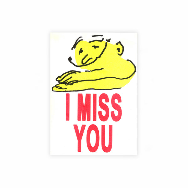 Clara Knör -  Clara Knör - "I Miss You" Greeting Card
