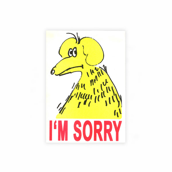 Clara Knör -  Clara Knör - "I'm Sorry" Greeting Card