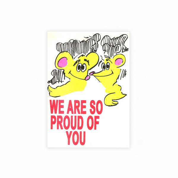 Clara Knör - Clara Knör - "We Are So Proud Of You" Greeting Card
