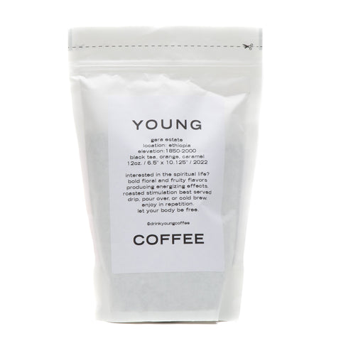 Young Coffee - Best Wishes T-shirt - Black