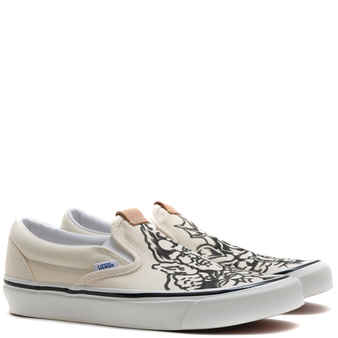 Kogan for Alterior - Sketchy Vans Slip-On - OG White