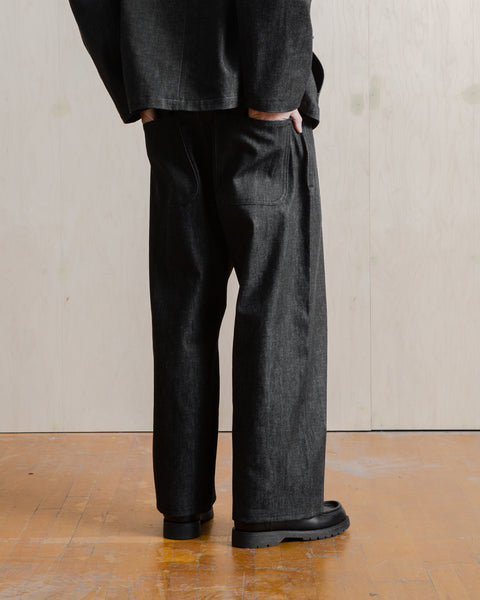 Alterior - Wide Trouser - Cone Mills White Oak (Black)