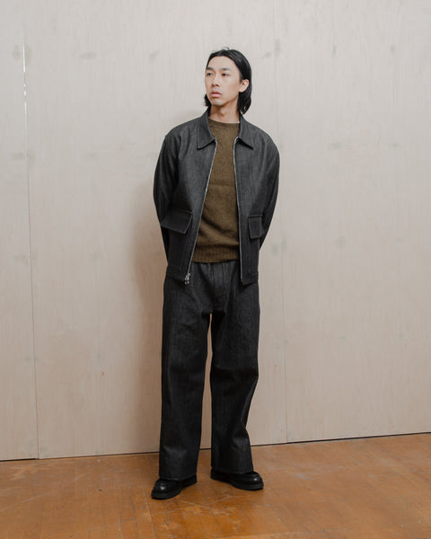 Alterior - Wide Trouser - Cone Mills White Oak (Black)