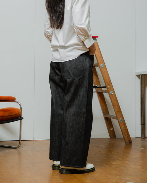 Alterior - Wide Trouser - Cone Mills White Oak (Black)