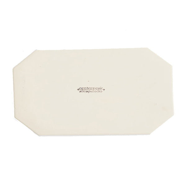 ALL CAPS STUDIO - Ceramic Carry All Tray - White