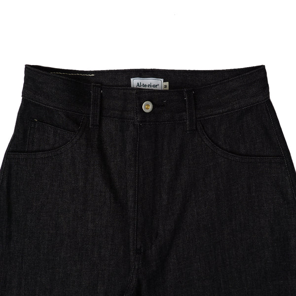Alterior - Wide Trouser - Cone Mills White Oak (Black)
