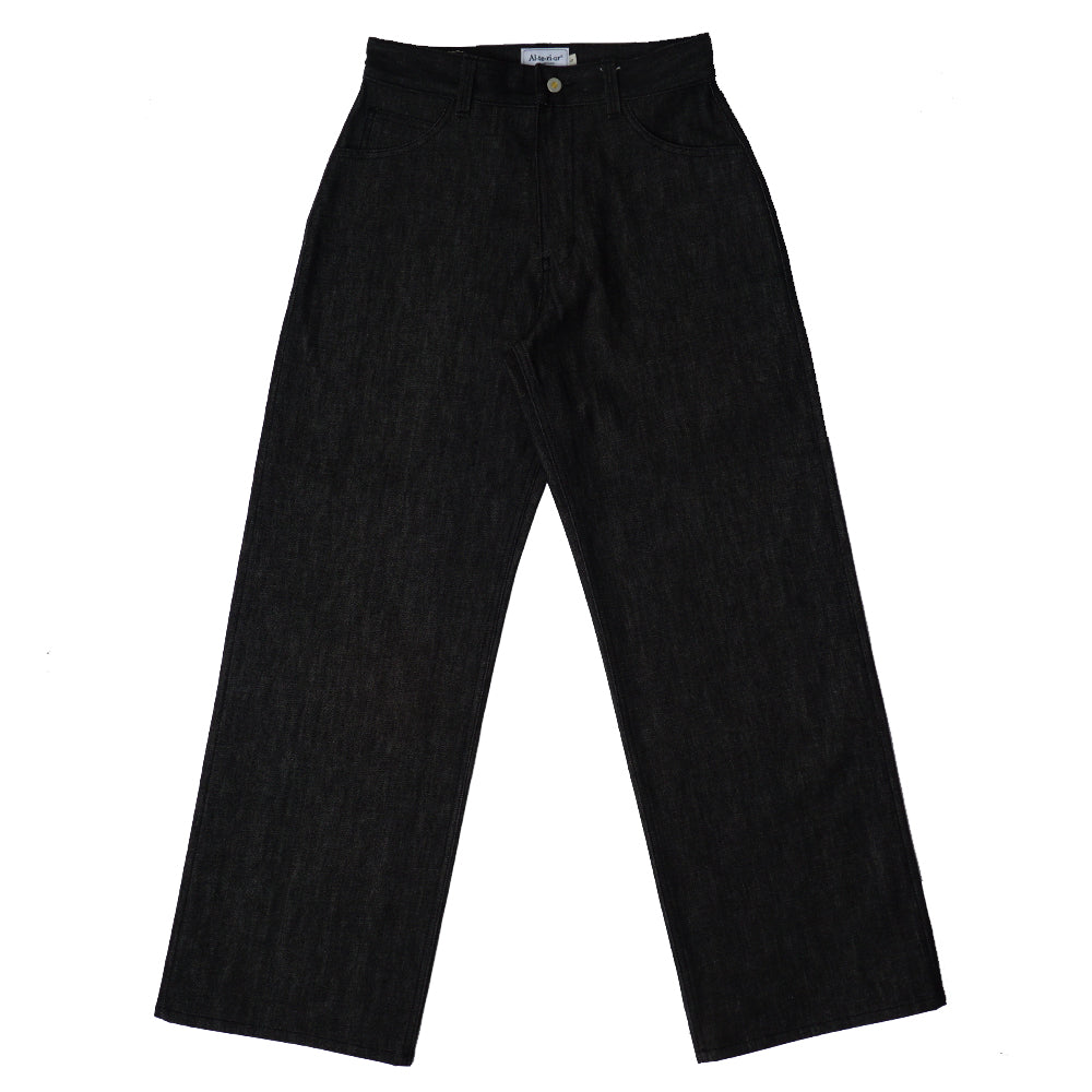 Alterior - Wide Trouser - Cone Mills White Oak (Black) Alterior - Wide Trouser - Cone Mills White Oak (Black)