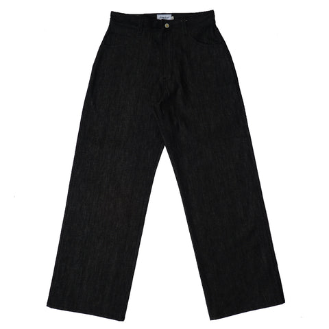 Alterior - Wide Trouser - Black Japanese Denim