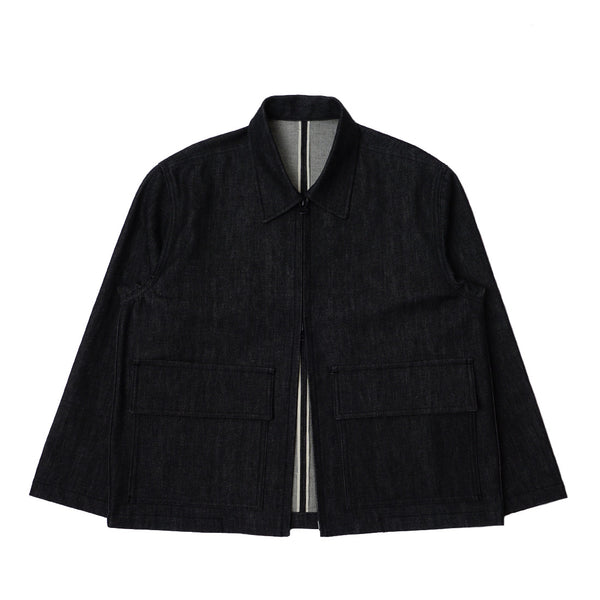 Alterior - Banquet Zip Jacket - Cone Mills White Oak - Black