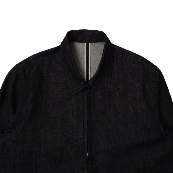 Alterior - Banquet Zip Jacket - Cone Mills White Oak - Black