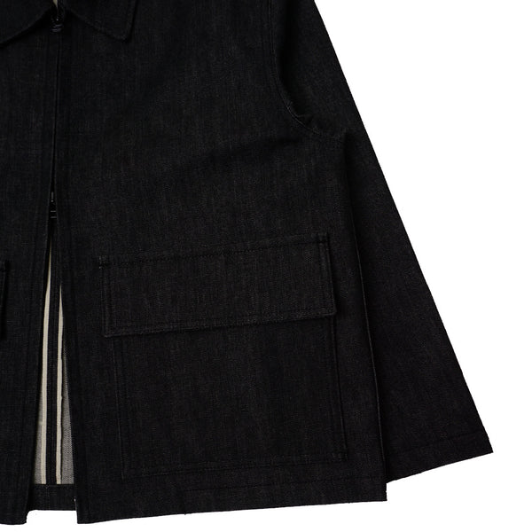 Alterior - Banquet Zip Jacket - Cone Mills White Oak - Black