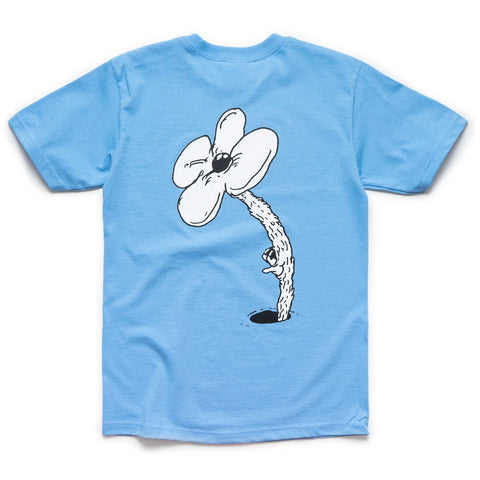 C.C.P - Mudwig Twisted Flower T-shirt - Baby Blue