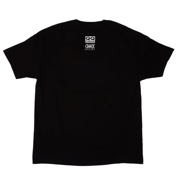 QQ Press & Crack Gallery - Block Cam T-Shirt - Black