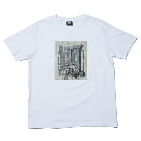 PPOWCENTER For Crack Gallery & Den Souvenir - Rat T-Shirt - White