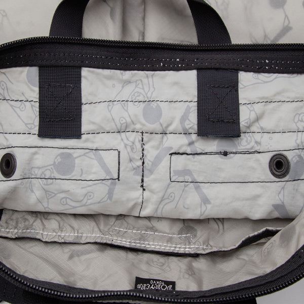 Gasius & Porter - 2 Way Helmet Bag - Gray