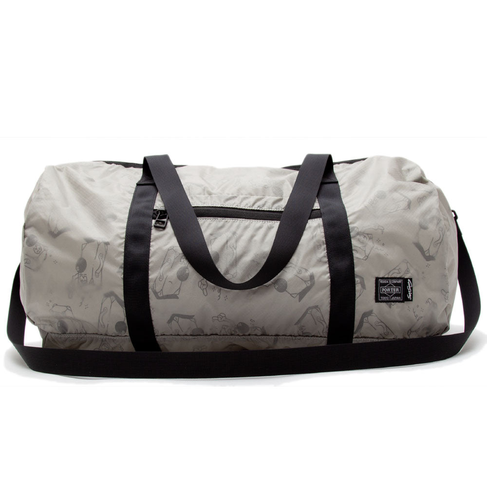 Gasius & Porter - 2 Way Boston Bag - Gray Gasius & Porter - 2 Way Boston Bag - Gray