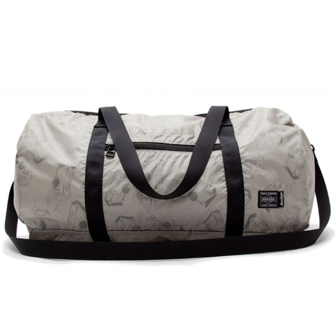 Gasius & Porter - 2 Way Boston Bag - Gray