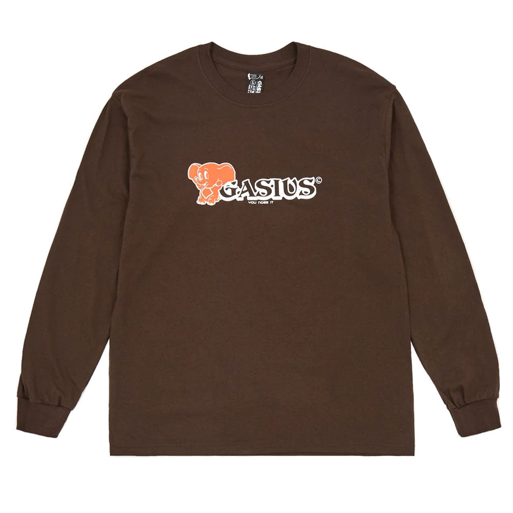 Gasius - You Nose It L/S T-Shirt - Brown Gasius - You Nose It L/S T-Shirt - Brown
