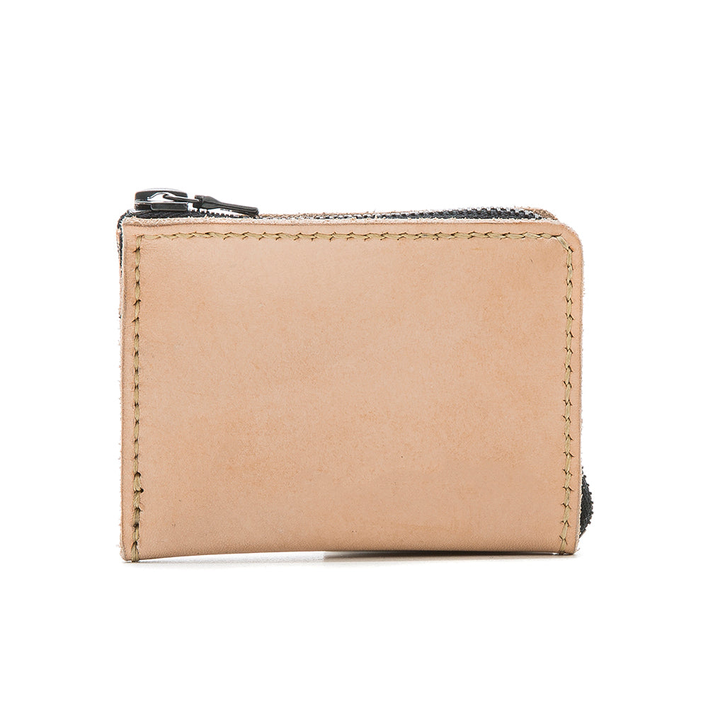 PR-006 - Half-Zip Wallet - Natural PR-006 - Half-Zip Wallet - Natural