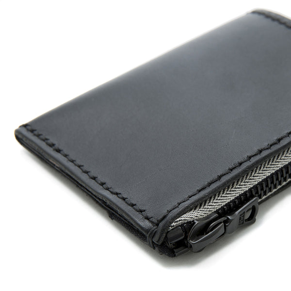 PR-006 - Half-Zip Wallet - Black