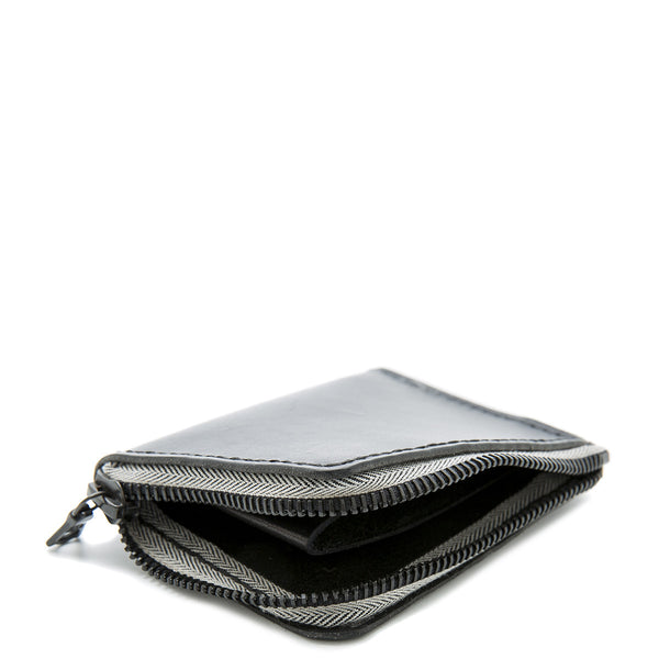 PR-006 - Half-Zip Wallet - Black