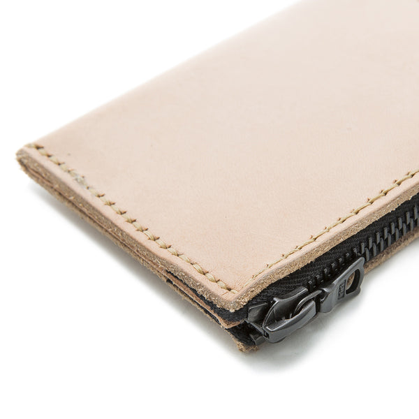 PR-006 - Half-Zip Wallet - Natural