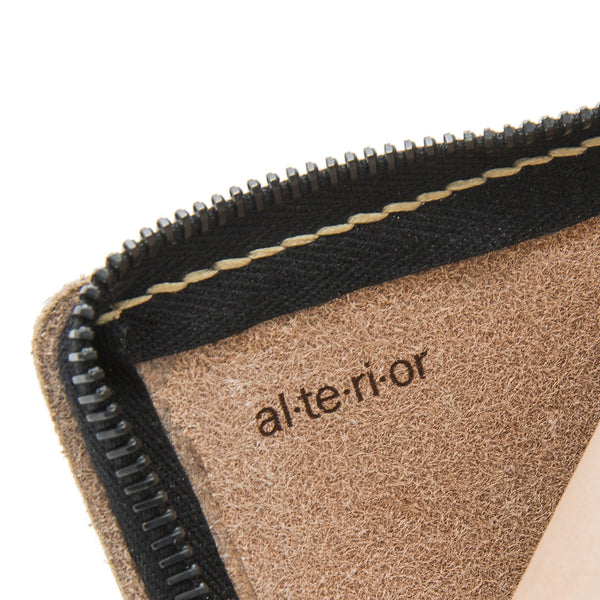 PR-006 - Half-Zip Wallet - Natural
