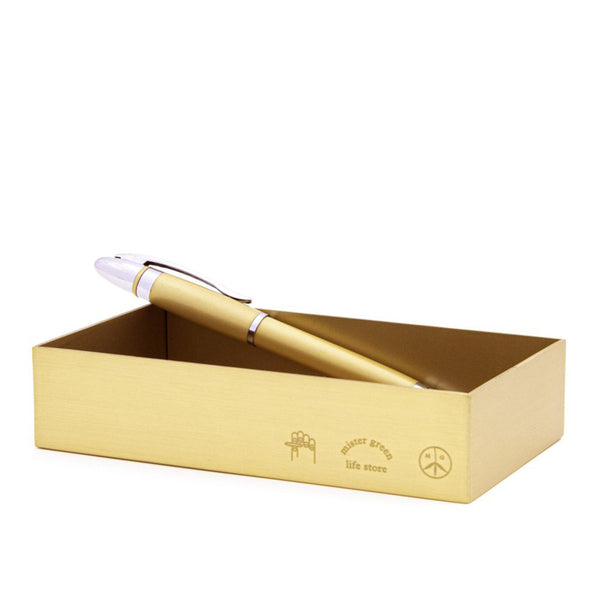 Mister Green - Open Box Tray - Brass
