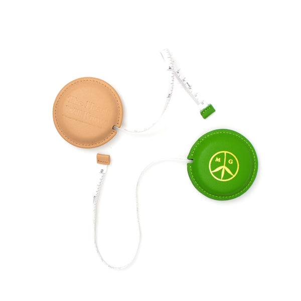 Mister Green - Retractable Leather Measuring Tape - Green