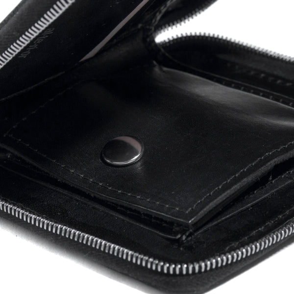 PR-023 - Full-Zip Wallet - Black