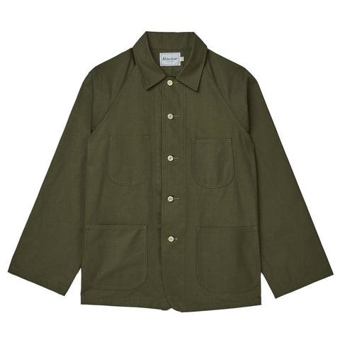 Alterior - Herringbone Shop Jacket - Olive