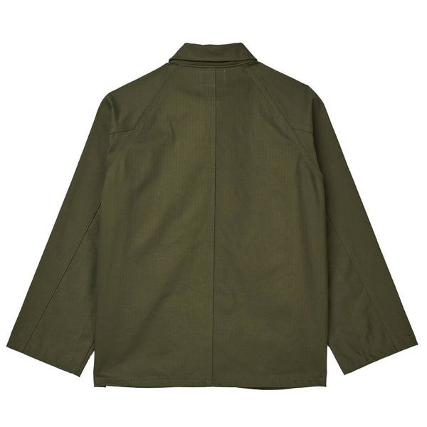 Alterior - Herringbone Shop Jacket - Olive